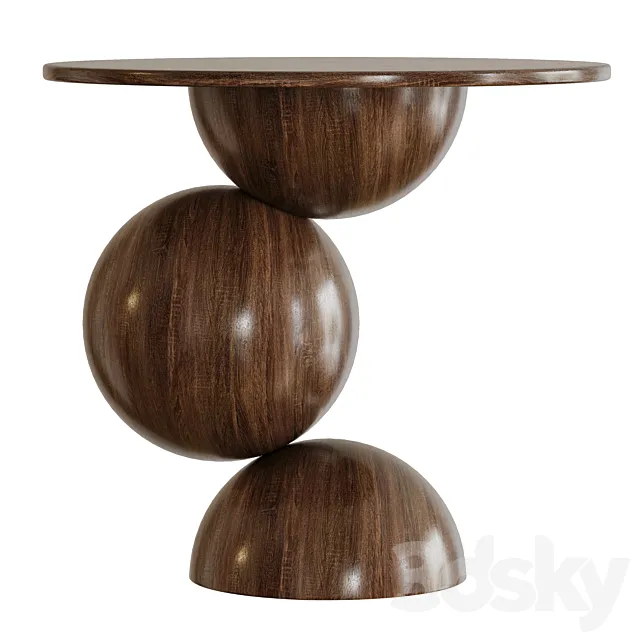 Pom Pom Side Table 3D Model Pom Pom Side Table 3D Model