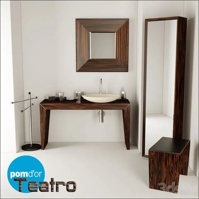 Pom’Dor Teatro 3D Model Pom’Dor Teatro 3D Model