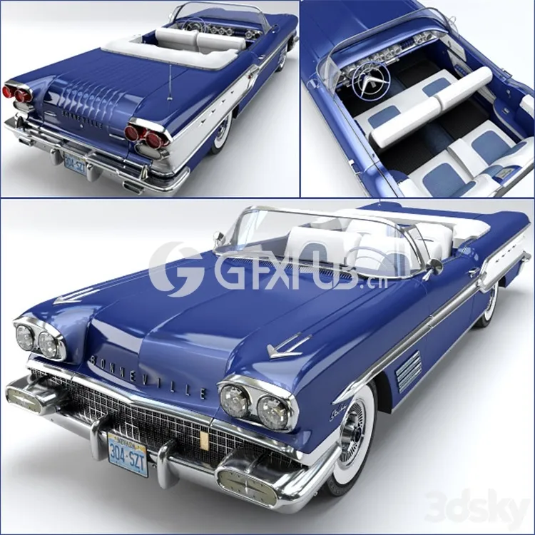 Pontiac Bonneville1958 – 3531 Pontiac Bonneville1958 – 3531
