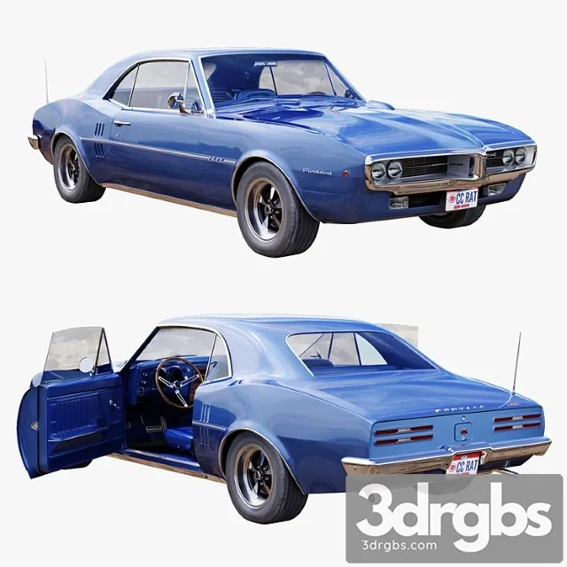 Pontiac Firebird 1967 3D Model Download