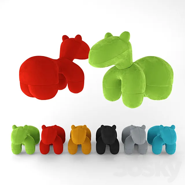 Pony chair by Aarnio Eero 3DModel Pony chair by Aarnio Eero 3DModel