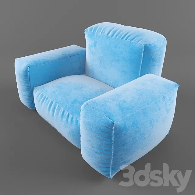 poof chair 3D Model poof chair 3D Model