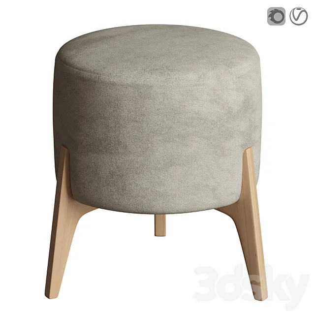 Poof Divan.ru Lido Happy 3D Model Poof Divan.ru Lido Happy 3D Model