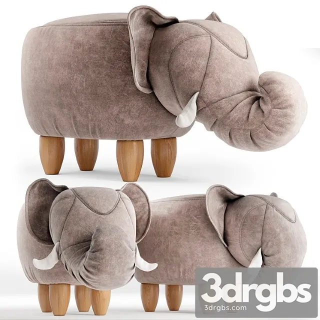 Poof Elephant 3D Model Download