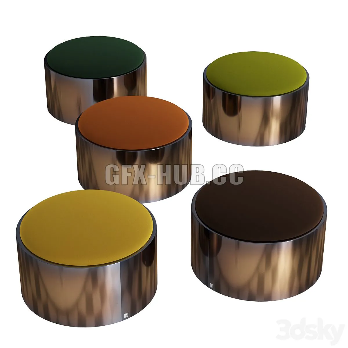 Poof FENDY Constellation 3D Model Poof FENDY Constellation 3D Model