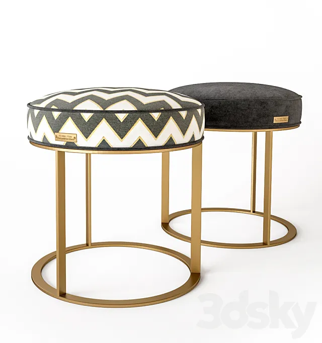 Poof Flipp Rooma design & furniture 3DModel Poof Flipp Rooma design & furniture 3DModel