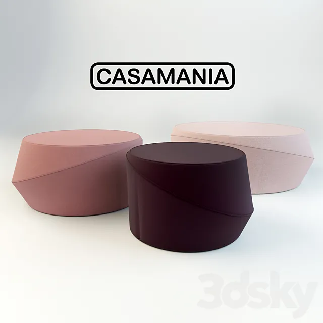 Poof Giro Casamania 3D Model Poof Giro Casamania 3D Model
