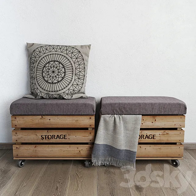 Poof handmade 3D Model Poof handmade 3D Model