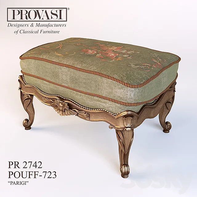 poof Provasi PR 2742-POUF-723 3D Model poof Provasi PR 2742-POUF-723 3D Model