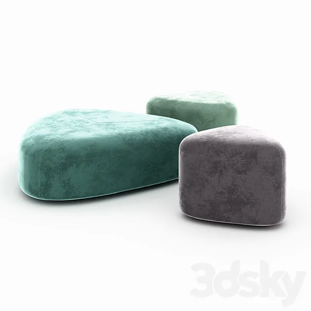 Poof stone 3D Model Poof stone 3D Model