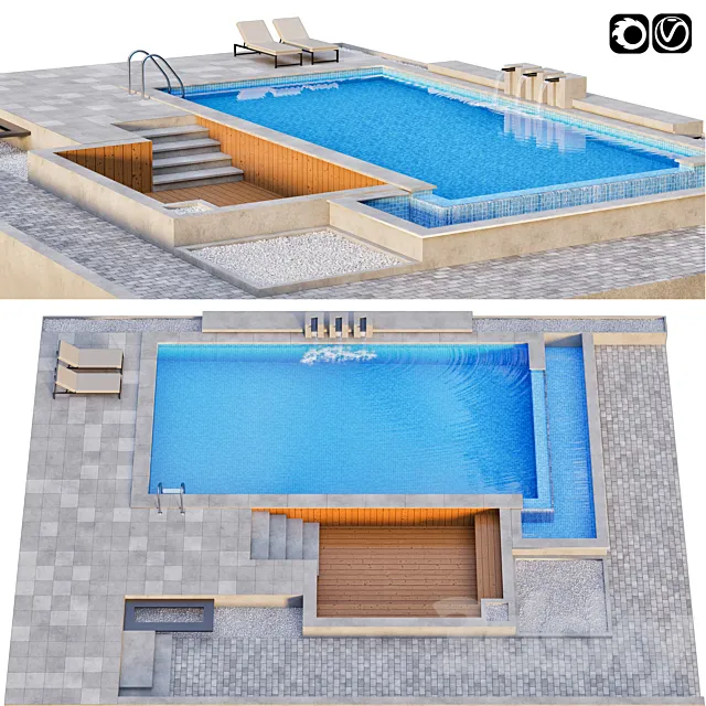 Pool 03 3D Model