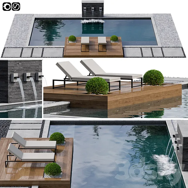 Pool 05 3D Model