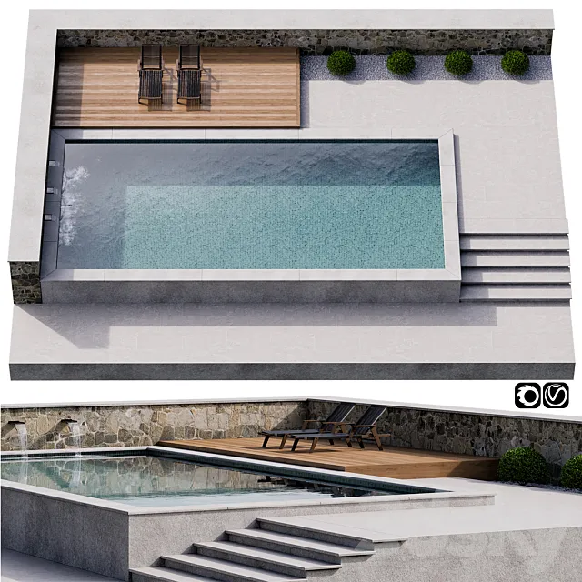 Pool 08 3D Model