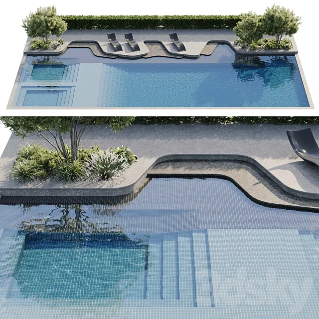 Pool 2 3D Model Pool 2 3D Model