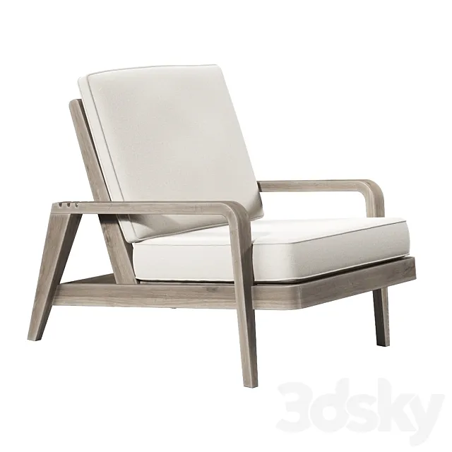 Pool armchair 3D Model