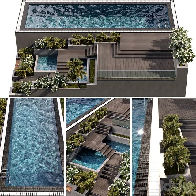 POOL NO25 3D Model POOL NO25 3D Model