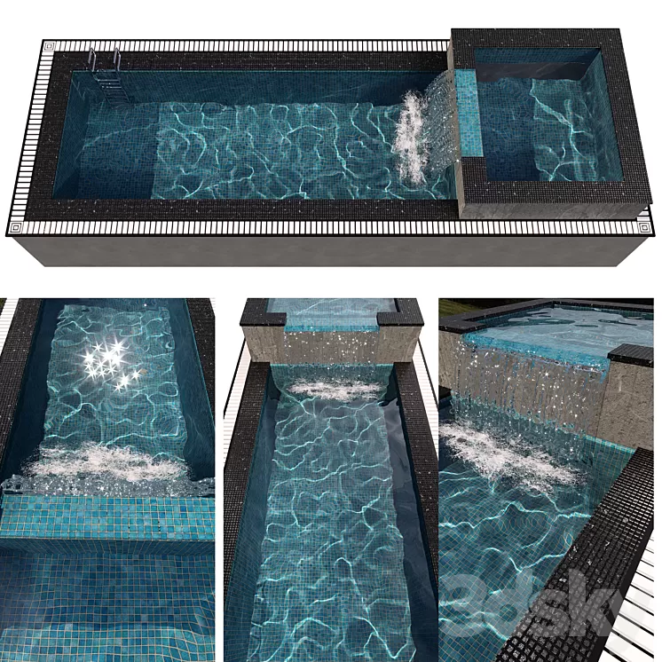 POOL NO41 3D Model POOL NO41 3D Model