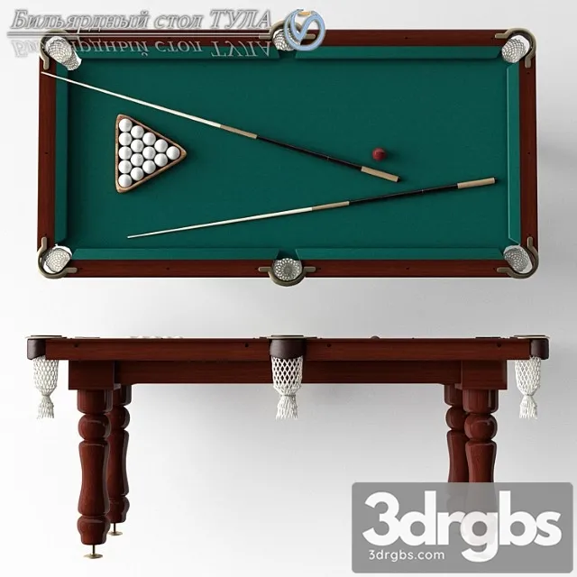 Pool Table 7futov 3D Model Download