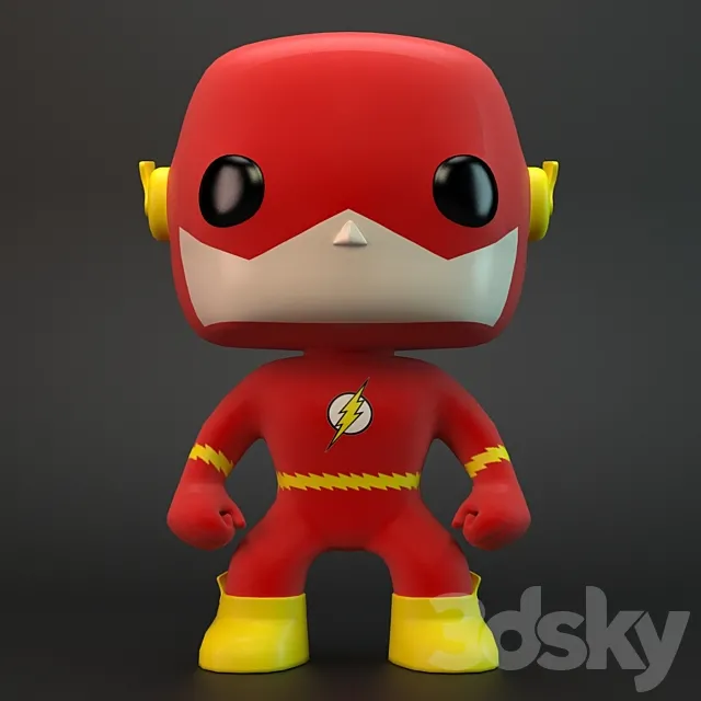 Pop Flash 3D Model Pop Flash 3D Model