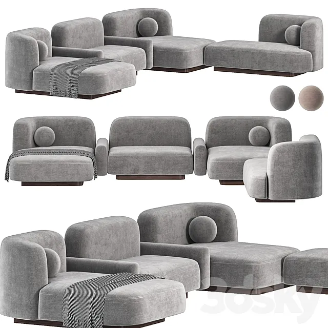 POP SOFA DELCOURT COLLECTION 3D Model POP SOFA DELCOURT COLLECTION 3D Model