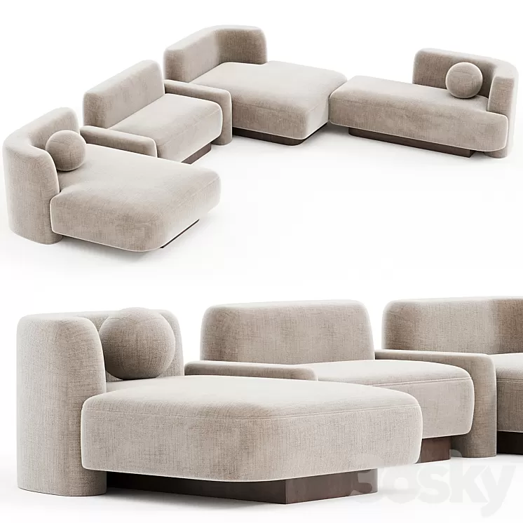 POP SOFA Delcourt Collection N3 3D Model