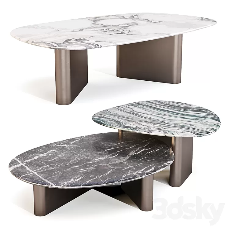 Porada 2022: Callisto – Coffee and Side Table 3D Model Free Download Porada 2022: Callisto – Coffee and Side Table 3D Model Free Download