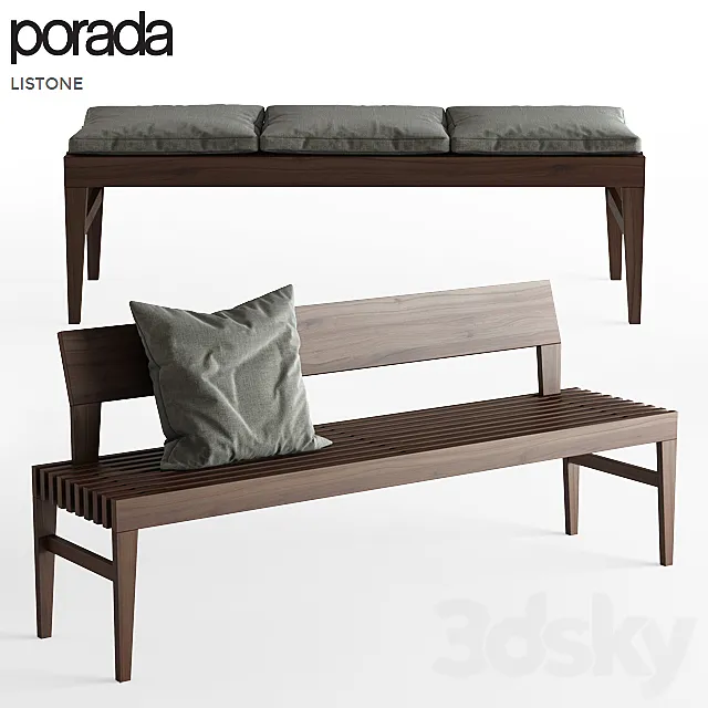 Porada _ Listone 3D Model Porada _ Listone 3D Model