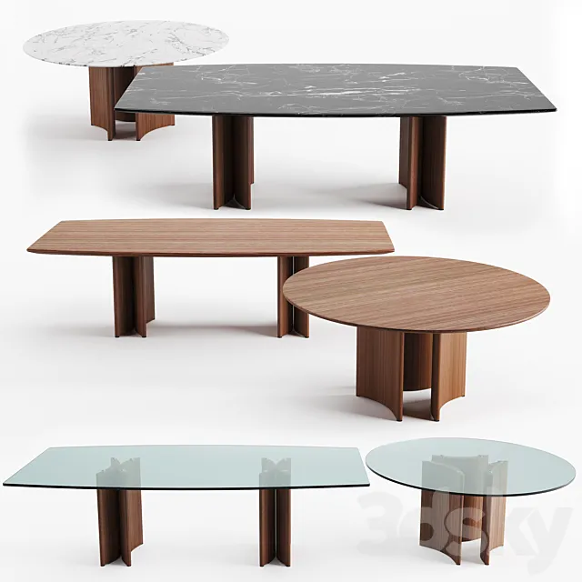 Porada alan table 3D Model