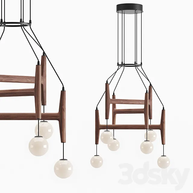 Porada Astra Chandelier 3D Model Porada Astra Chandelier 3D Model