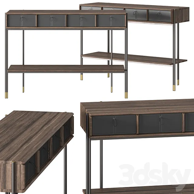 Porada Bayus 8 Console Table 3DModel