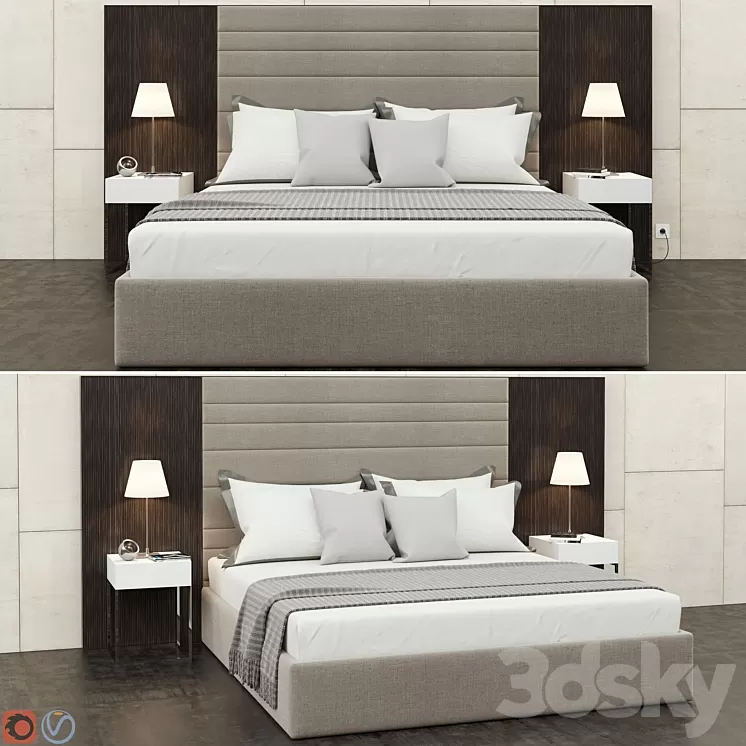 Porada Boheme Bed 3D Model Porada Boheme Bed 3D Model