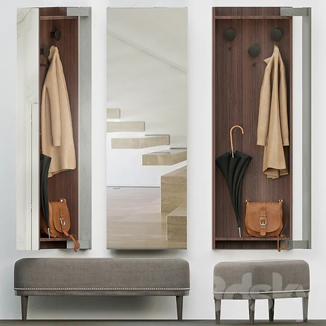 Porada Camper and bench 3DModel