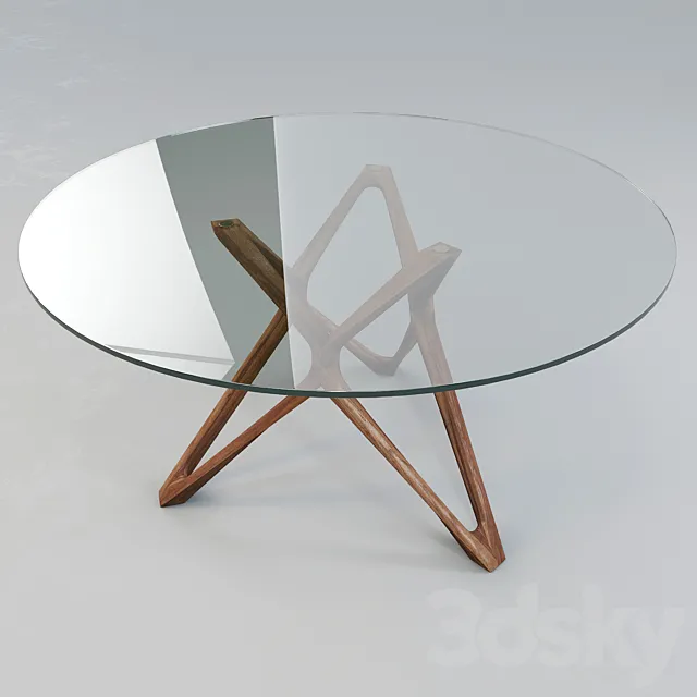 Porada: Dining Table – Circe “On Refilling” 3D Model Porada: Dining Table – Circe “On Refilling” 3D Model