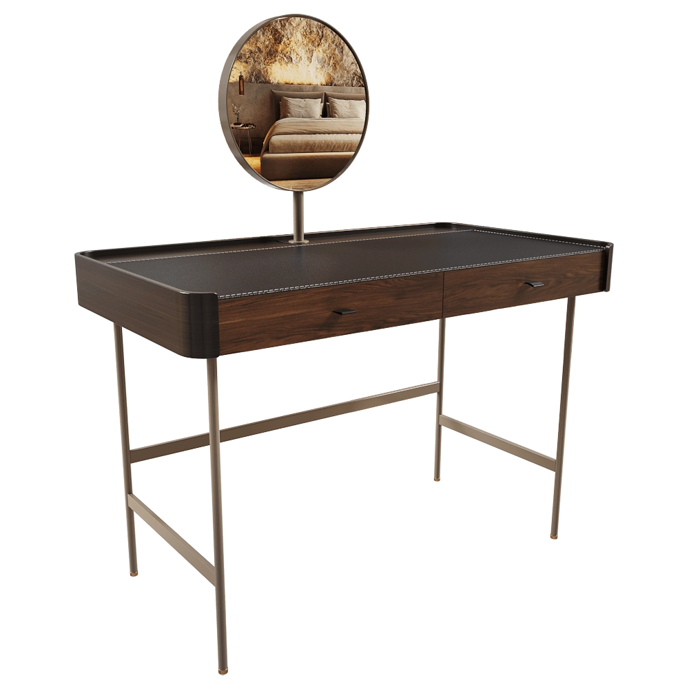 Porada – Dressing table with mirror DAFTO SPECCHIO 3D Model Porada – Dressing table with mirror DAFTO SPECCHIO 3D Model
