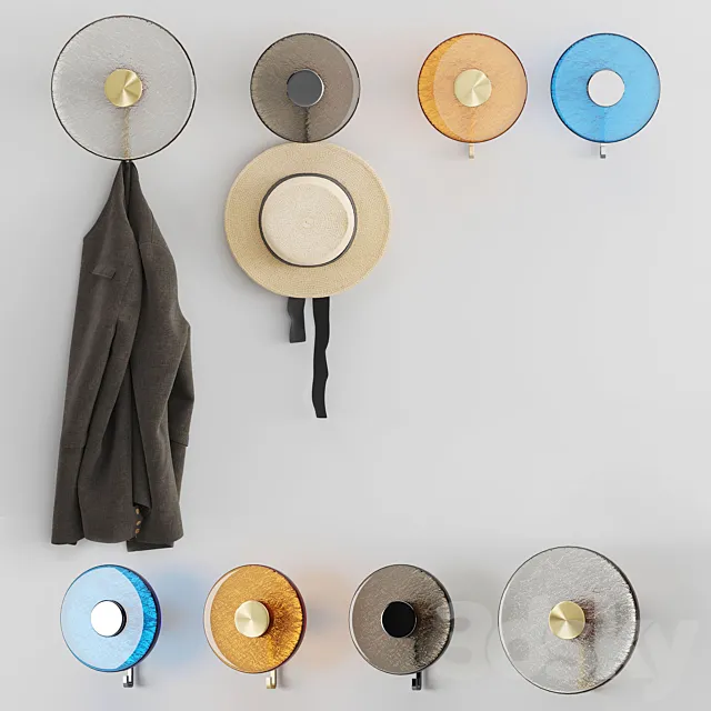 Porada Jupiter Wall clothes-stand 3D Model