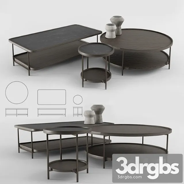 Porada koster coffe table 2 3D Model Download Porada koster coffe table 2 3D Model Download