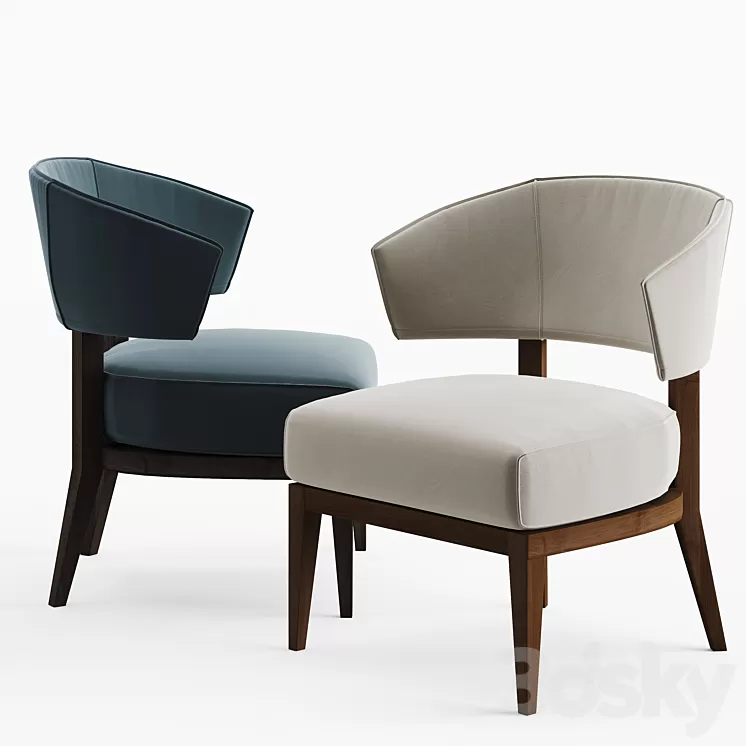 Porada lenie chair 3D Model Porada lenie chair 3D Model