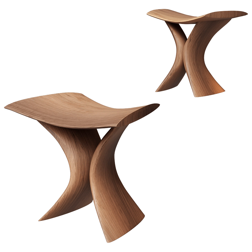 Porada – Low stool TORII 3D Model