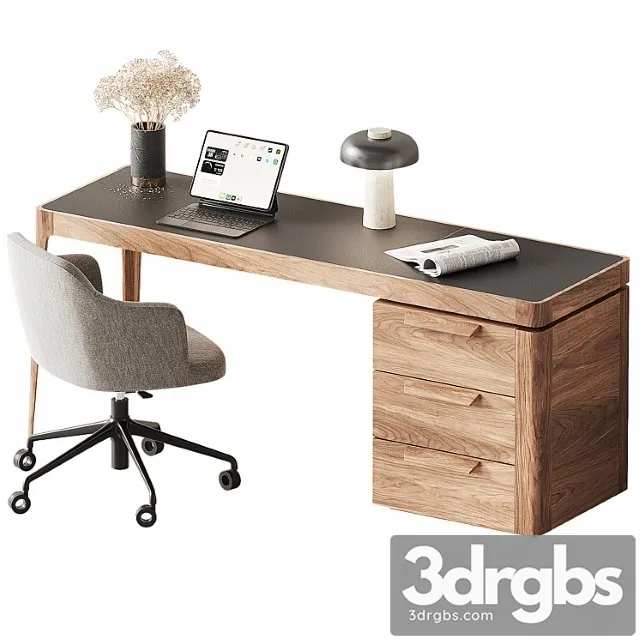 Porada Office Set 3D Model Download