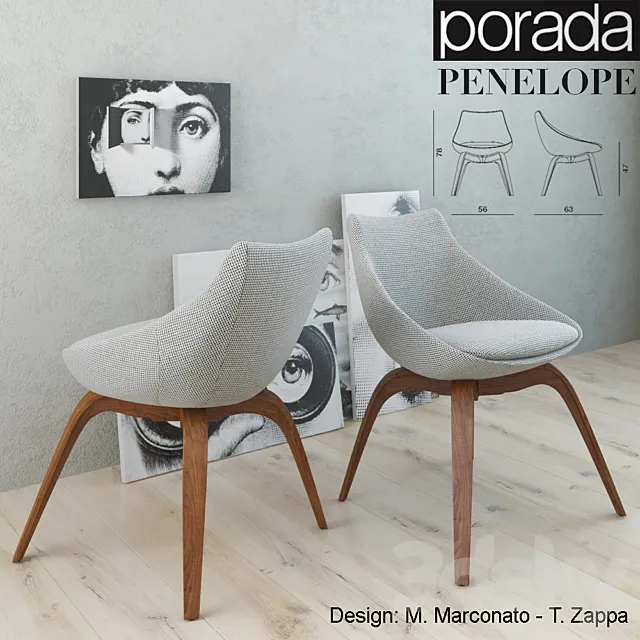Porada Penelope 3DModel Porada Penelope 3DModel