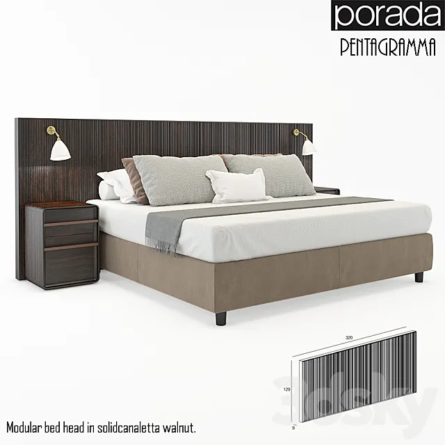 Porada Pentagramma 3D Model Porada Pentagramma 3D Model