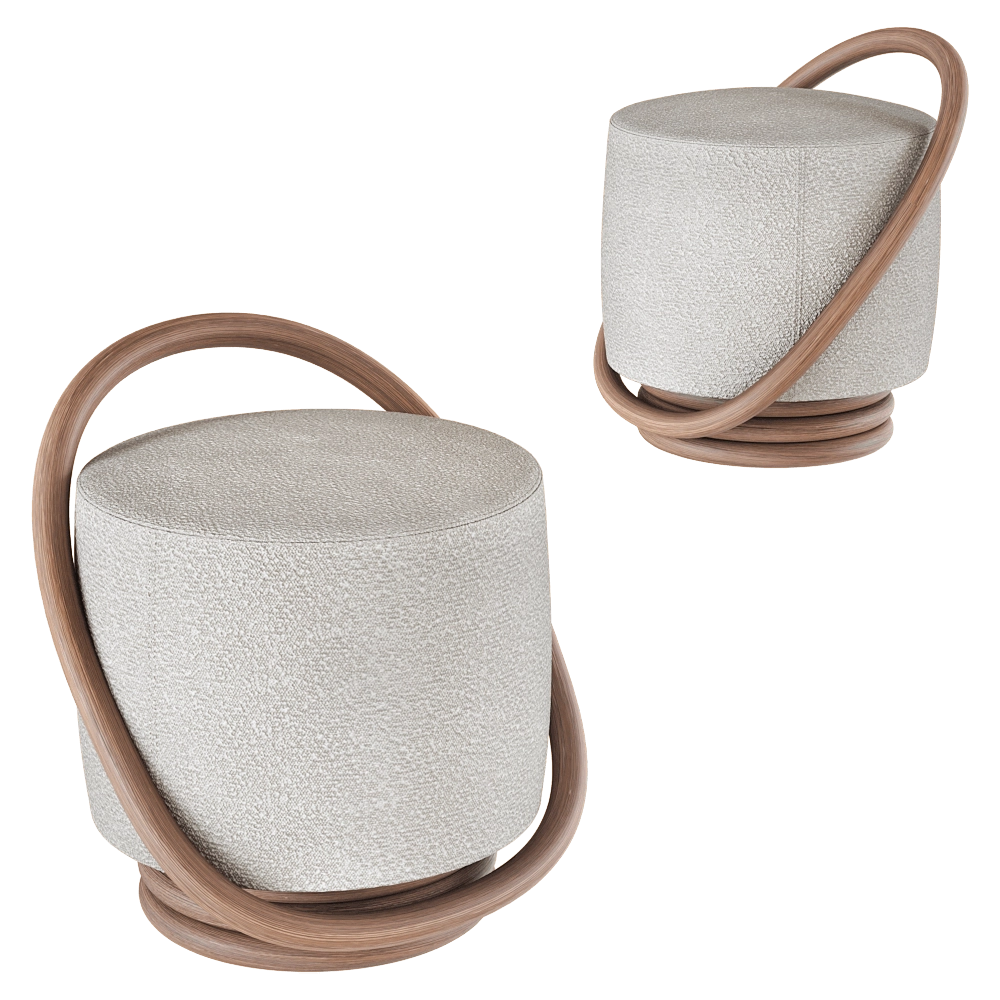 Porada – Pouf SMILE 3D Model