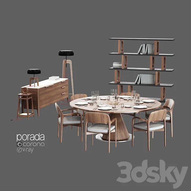 Porada Set 3DModel