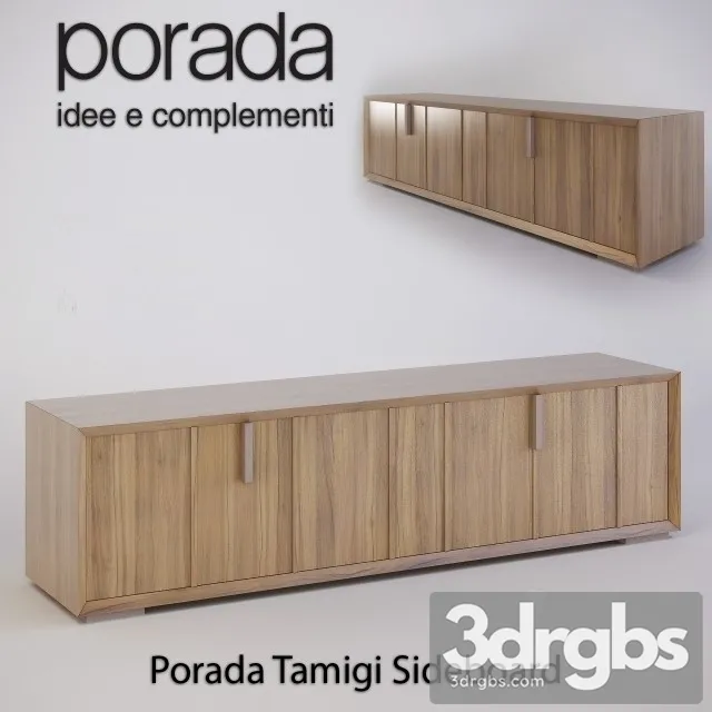 Porada Tamigi Sideboard 3D Model Download