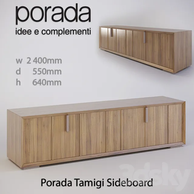 Porada Tamigi Sideboard 3DModel