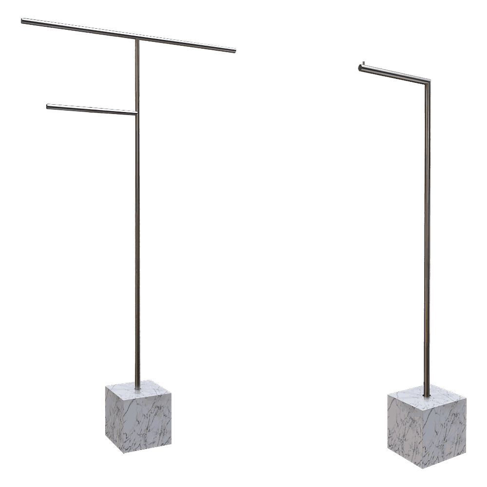 Porada – Towel and paper holder Bivio 3D Model