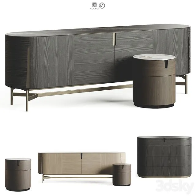 Porada Tylsa 2023 Living Collection 3D Model Porada Tylsa 2023 Living Collection 3D Model