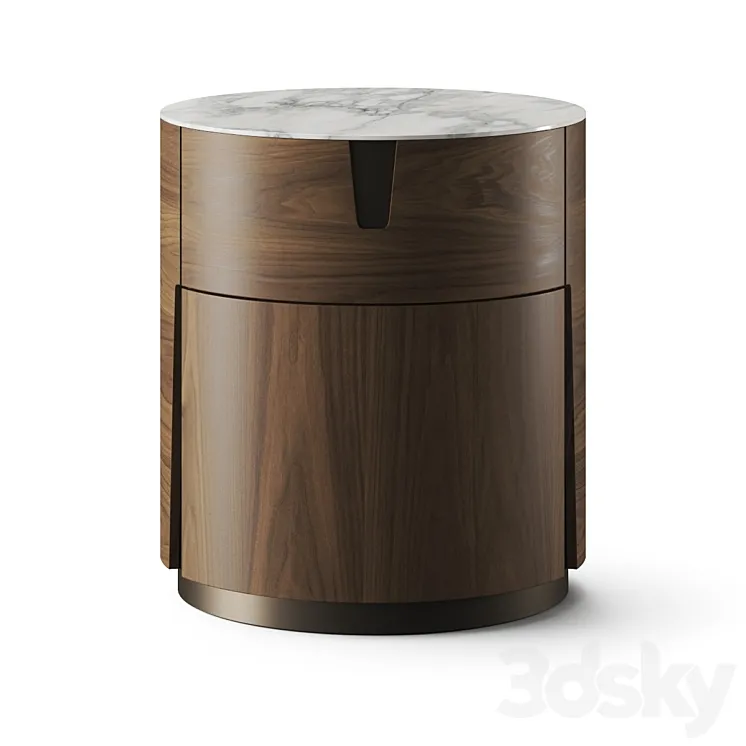 Porada Tylsa Night 54 Bedside Table 3D Model Free Download