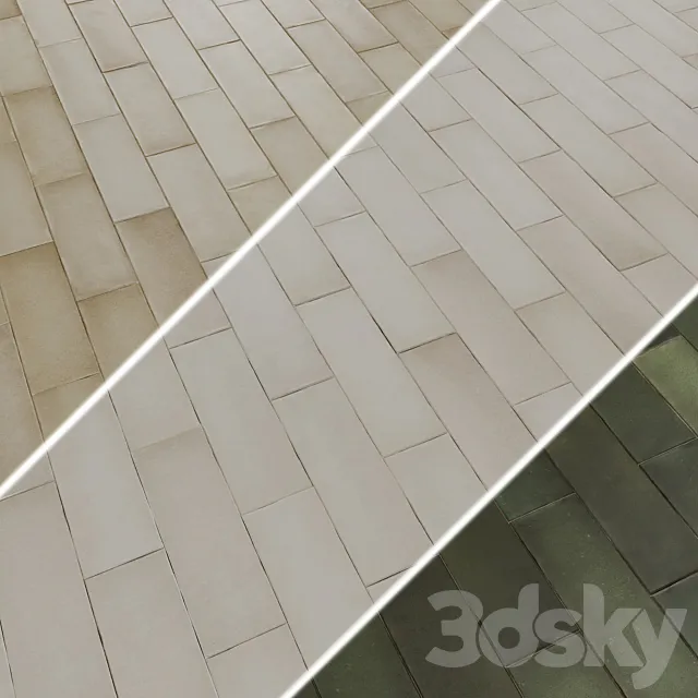 Porcelain stoneware tiles EQUIPE MAGMA 6.5×20 cm 3D Model