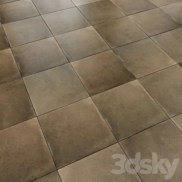 Porcelain tiles EQUIPE TERRA 20×20 3D Model Porcelain tiles EQUIPE TERRA 20×20 3D Model